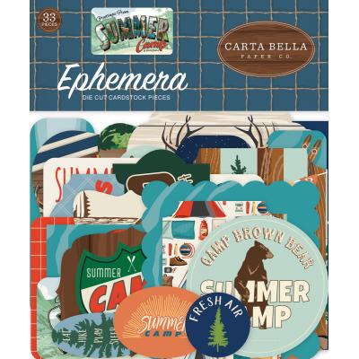 Carta Bella Summer Camp Die Cuts - Ephemera